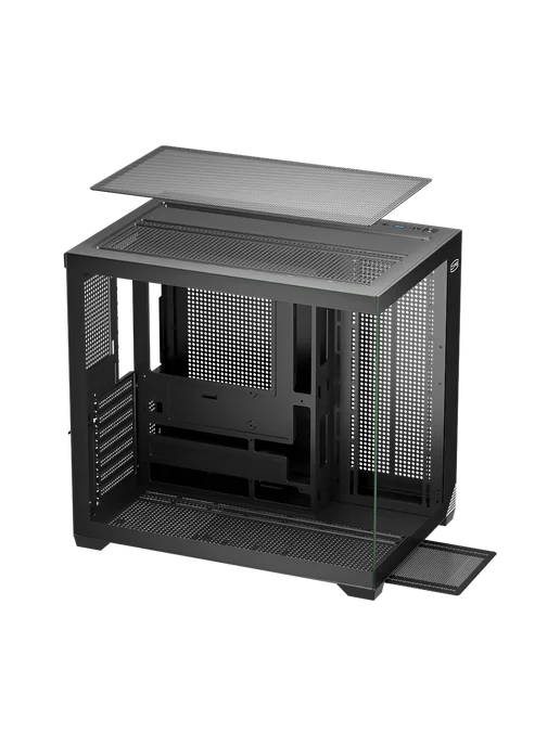 PcCOOLER Корпус для ПК C3 T700 BK ATX закаленное стекло без БП черный, черный, фото 8