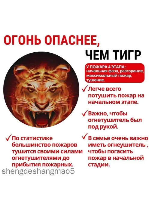 Автомобильный огнетушитель ОВЭ 0.62 л с кронштейном, 620 мл, фото 5