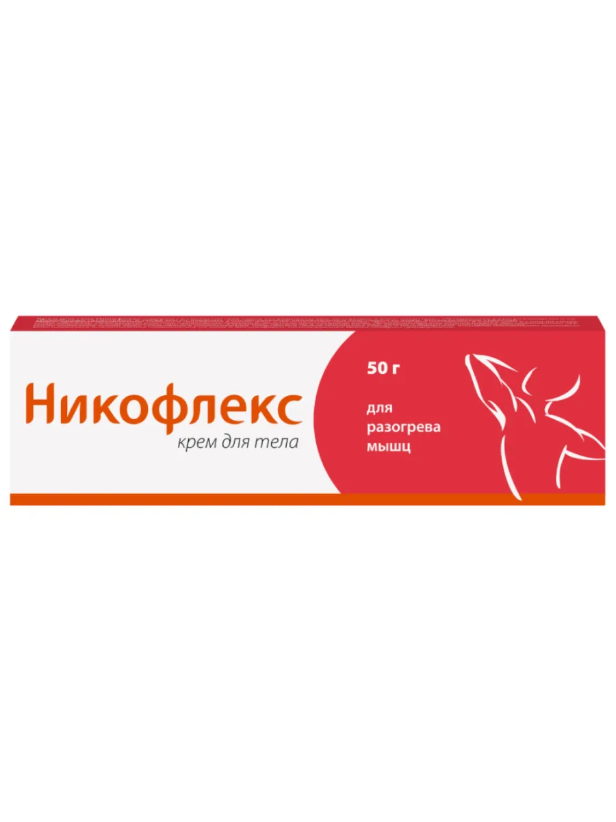 Крем для тела разогревающий Никофлекс 50 г