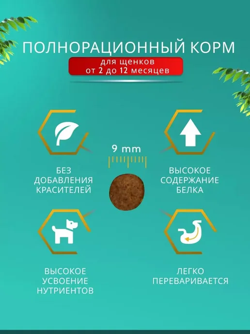 Сухой корм МОЙ ХОРОШИЙ для собак, щенки, 0,8 кг, фото 4