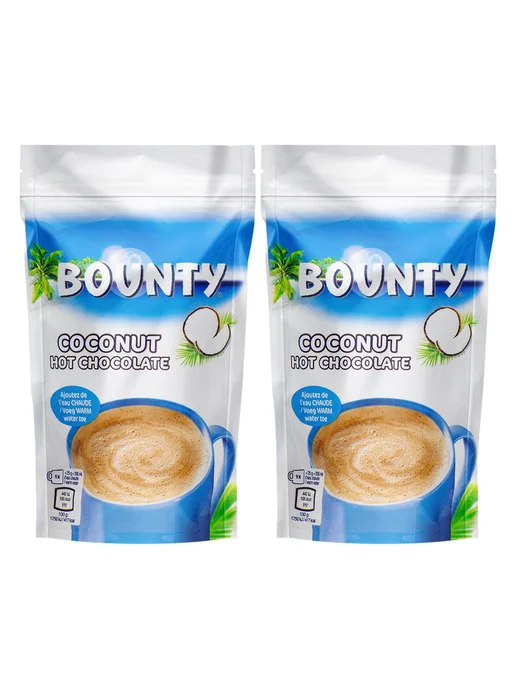 Mars Горячий шоколад Bounty, 140 г х 1шт, Великобритания, 140 г, 2 шт