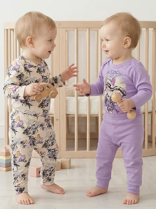 babyglory Ползунки штанишки для новорожденных набор 2 шт, 2 шт, фото 3