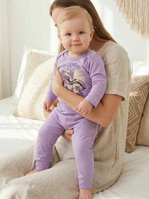 babyglory Ползунки штанишки для новорожденных набор 2 шт, 2 шт, фото 5