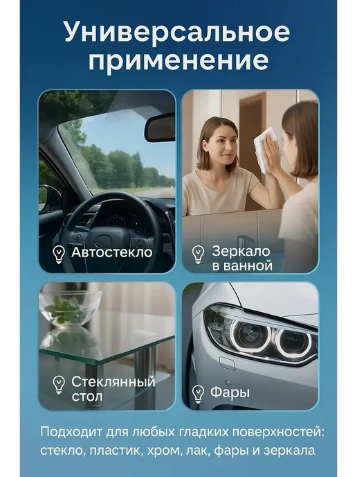 Алика11 Очиститель стекол и зеркал для авто без разводов 250мл, 250 мл, фото 3