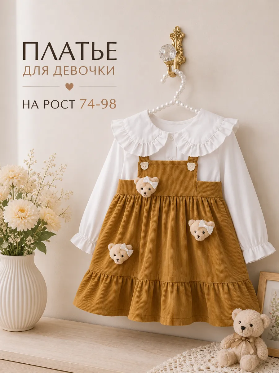 Платье нарядное для девочки в садик