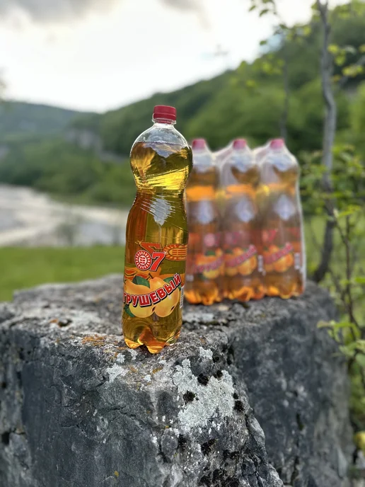Грушевая газированная минеральная питьевая вода сладкая, 9 л, 6 шт, фото 3