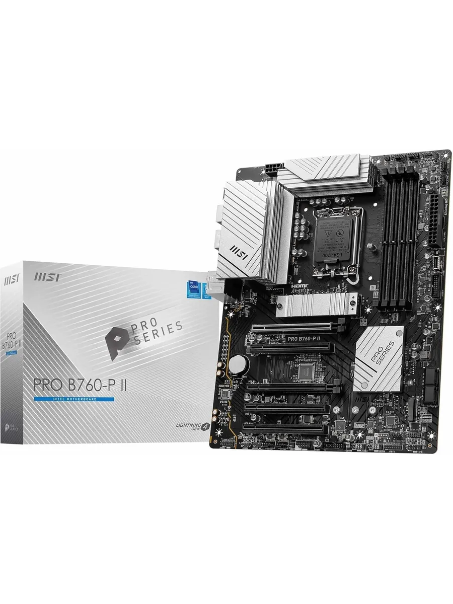 MSI Материнская плата PRO B760-P II (LGA1700, ATX)