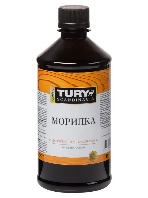 Морилка TURY 0,5л палисандр, 500 мл, фото 5