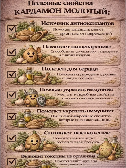 Дерево любви в банке Кардамон молотый 180 гр, 180 г, фото 3