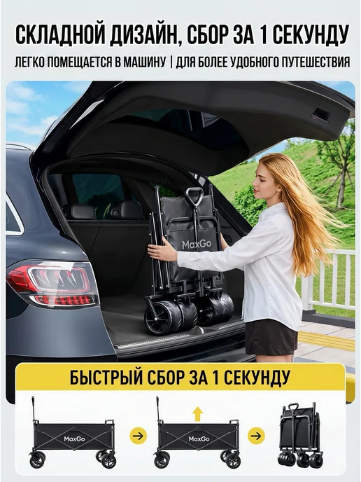 складная тележка для пикника и кемпинга, вариант, фото 7