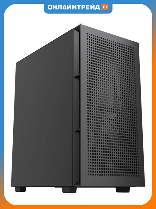 Powercase Компьютерный корпус Mistral SM01 SI, черный, черный