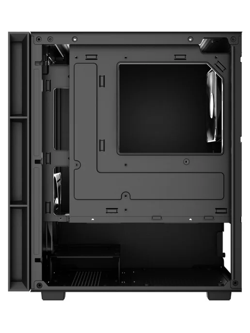 Powercase Компьютерный корпус Mistral SM01 SI, черный, черный, фото 6