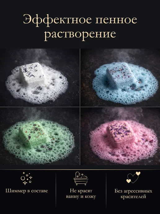 Home Joys Spa Подарочный набор бомбочек для ванны Симфония чувств, светлый, светлый, фото 3