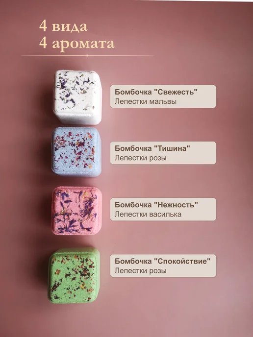 Home Joys Spa Подарочный набор бомбочек для ванны Симфония чувств, светлый, светлый, фото 4
