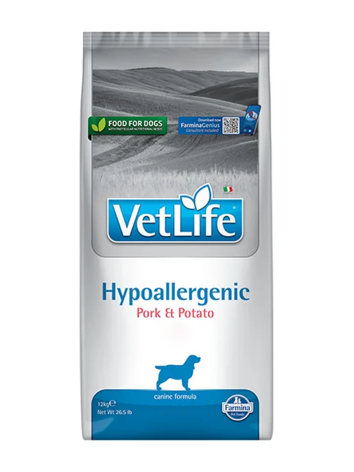 Сухой корм Farmina Hypoallergenic Картофелем для собак, свинина, 12 кг, фото 2