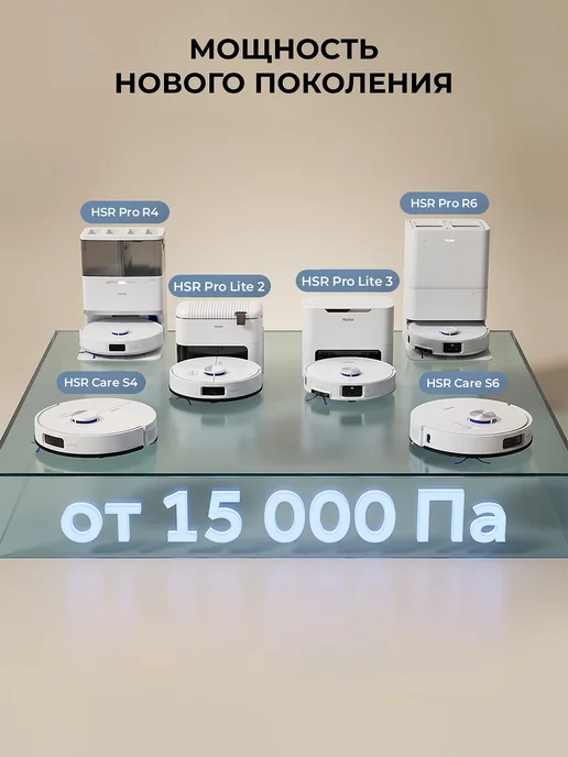 Haier Робот-пылесос HSR Pro R2, станция самоочистки, LIDAR, белый, фото 8