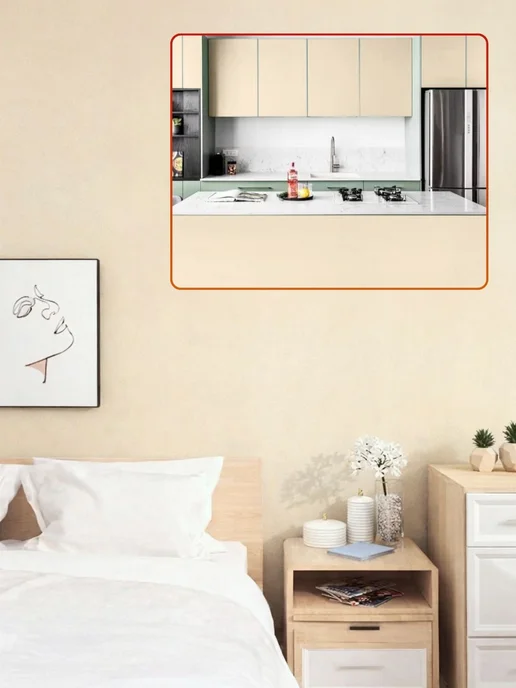 FRAYS DECOR Пленка самоклеящаяся для мебели и кухни, бежевый, фото 7