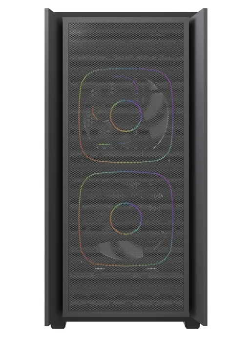 Powercase Компьютерный корпус Mistral SM03 ARGB, черный, черный, фото 2