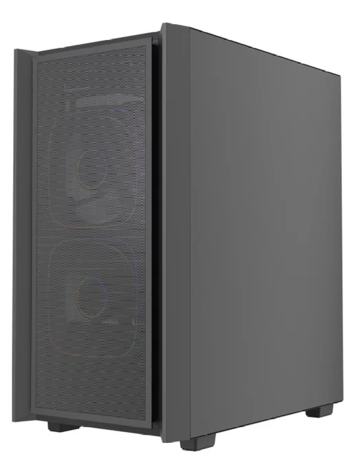 Powercase Компьютерный корпус Mistral SM03 ARGB, черный, черный, фото 3