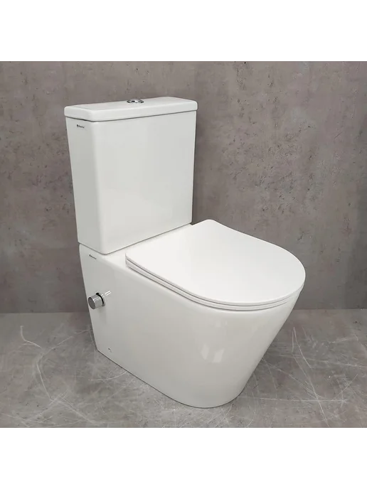 Bloomix Унитаз S-Line 5014SB безободковый с биде, вариант, фото 2