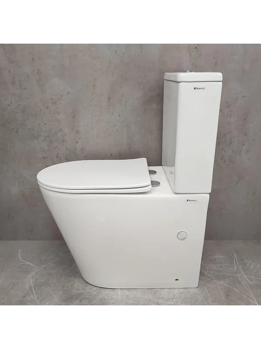 Bloomix Унитаз S-Line 5014SB безободковый с биде, вариант, фото 6