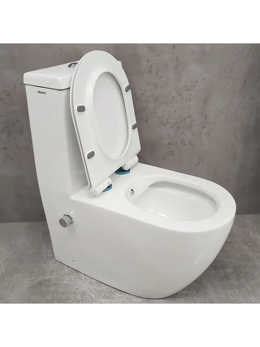Bloomix Унитаз Mono A5011R UF1 моноблок безободковый с биде, вариант, фото 2