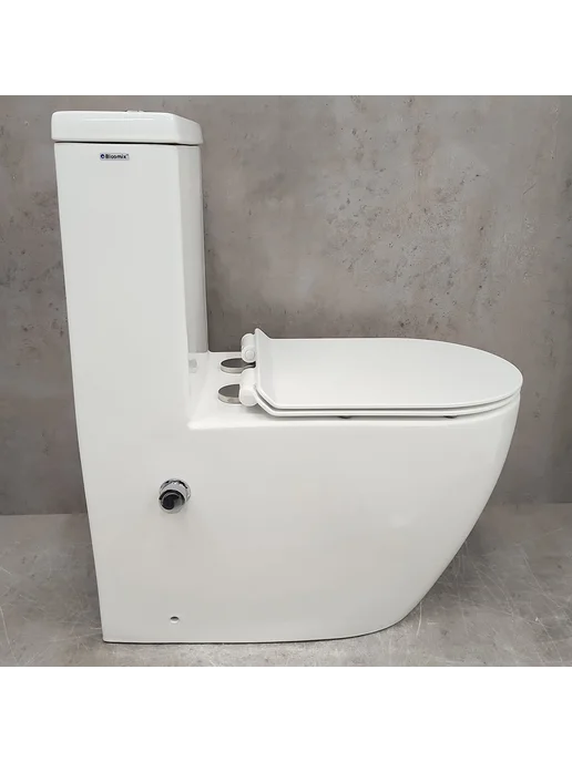 Bloomix Унитаз Mono A5011R UF1 моноблок безободковый с биде, вариант, фото 4