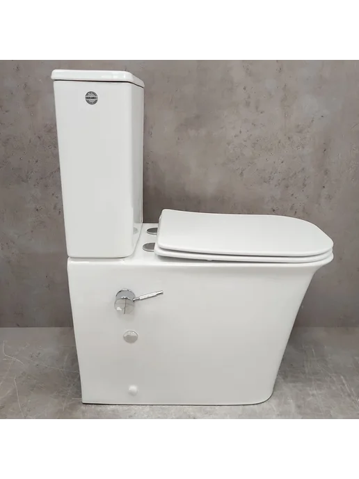 Bloomix Унитаз City 1222SB безободковый с биде, UF1 Ceramic+, фото 4