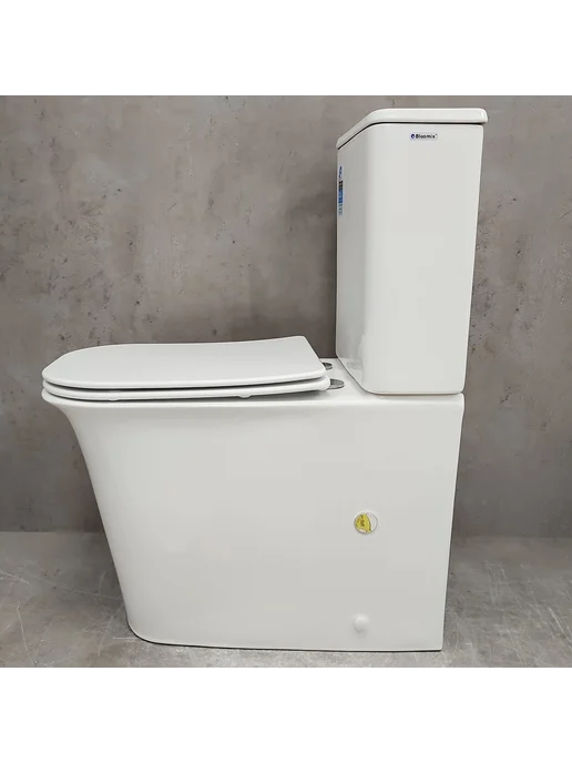 Bloomix Унитаз City 1222SB безободковый с биде, UF1 Ceramic+, фото 7