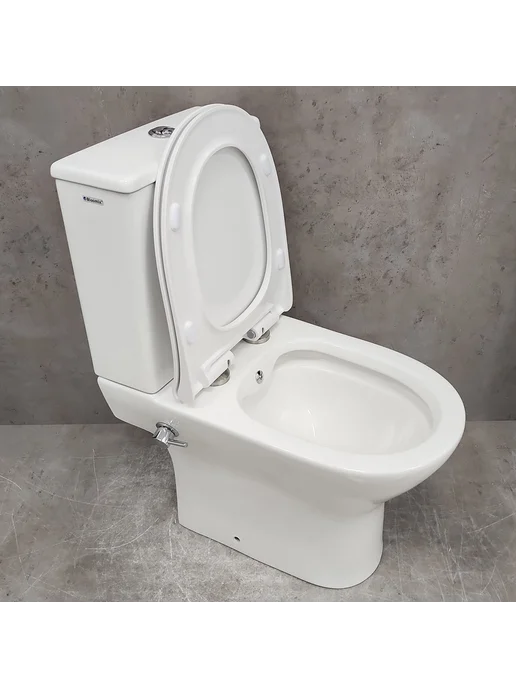 Bloomix Унитаз Bravo 14803SB UF1 безободковый с биде, вариант, фото 2