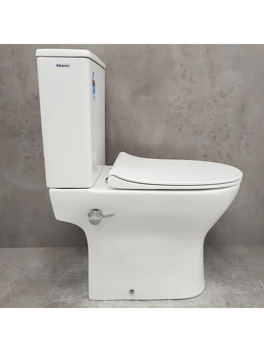 Bloomix Унитаз Bravo 14803SB UF1 безободковый с биде, вариант, фото 4