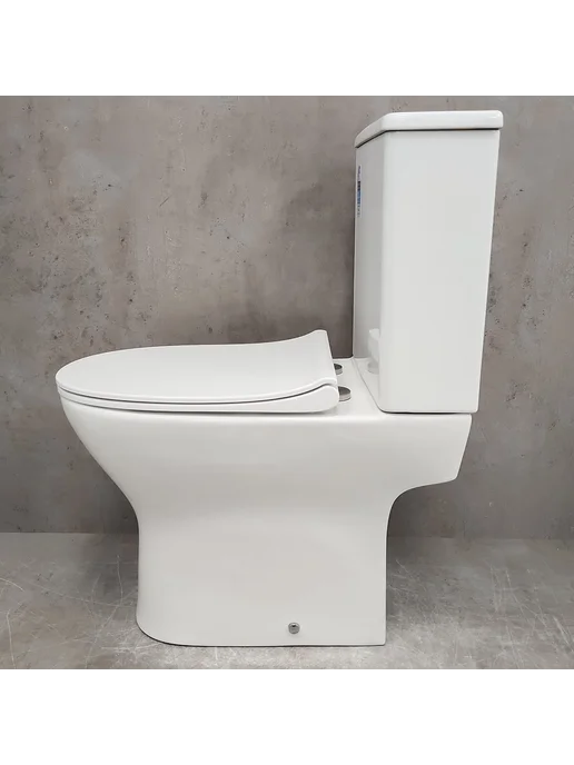 Bloomix Унитаз Bravo 14803SB UF1 безободковый с биде, вариант, фото 7