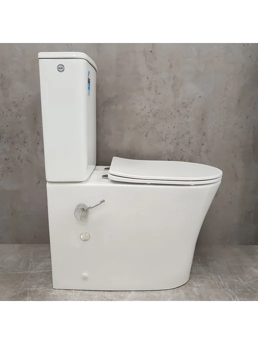 Bloomix Унитаз Alan 1219SB безободковый с биде, UF1 Ceramic+, фото 4