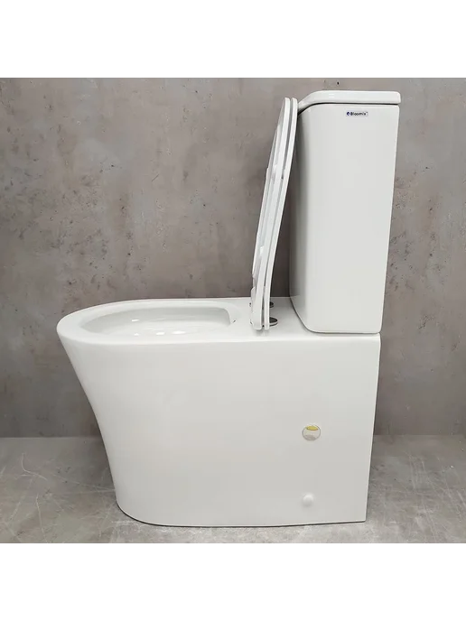 Bloomix Унитаз Alan 1219SB безободковый с биде, UF1 Ceramic+, фото 8