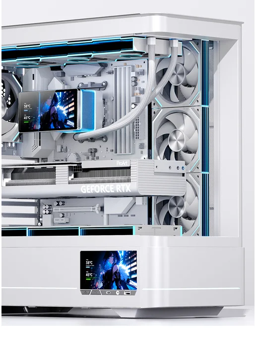 Jungle Leopard Система водяного охлаждения PRO Flow 360 ARGB, белый, белый, фото 5