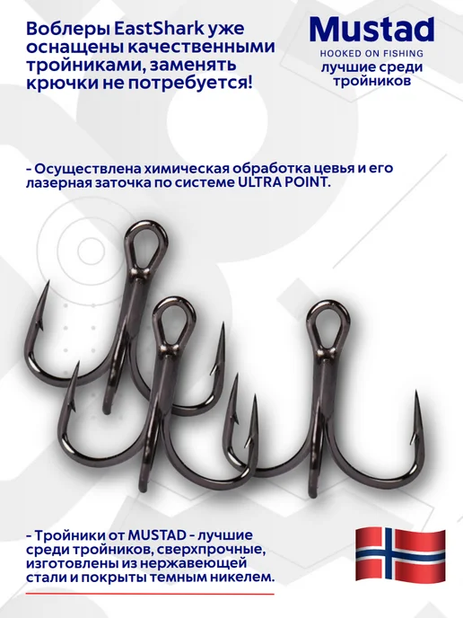 EASTSHARK Воблер для ловли щуки на спиннинг Meg 130SP 006, голубой, фото 3