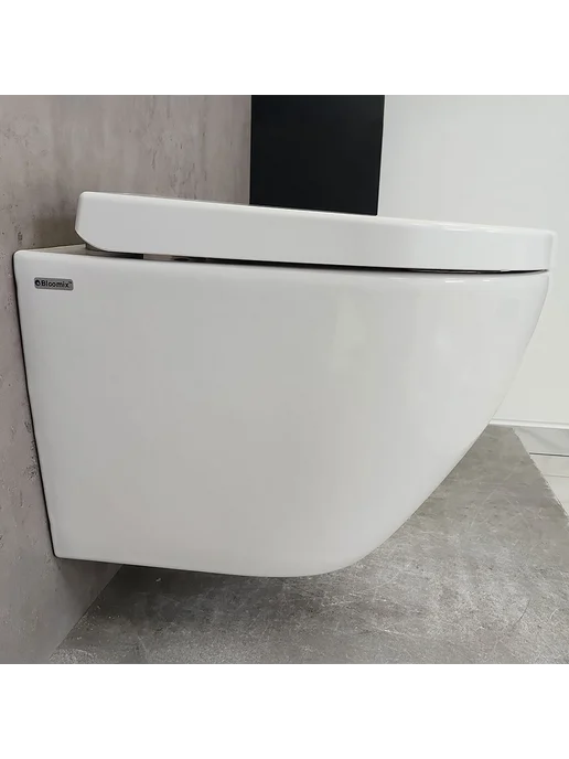 Bloomix Унитаз подвесной Shell CH1205R UF2 безободковый, вариант, фото 4