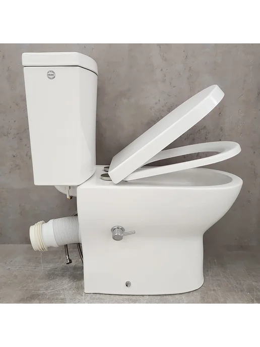 Bloomix Унитаз Voyage CH1850SB UF2 Ceramic+ торнадо с биде, вариант, фото 7