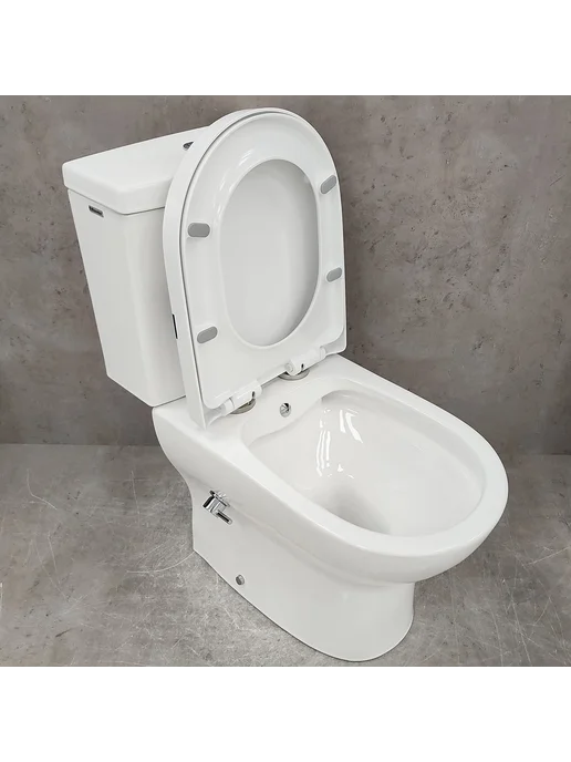 Bloomix Унитаз Voyage 1850SB UF2 безободковый торнадо с биде, вариант, фото 2