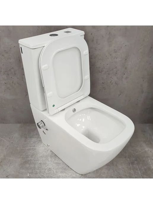 Bloomix Унитаз Magnat 1228SB UF1 безободковый с биде, вариант, фото 2