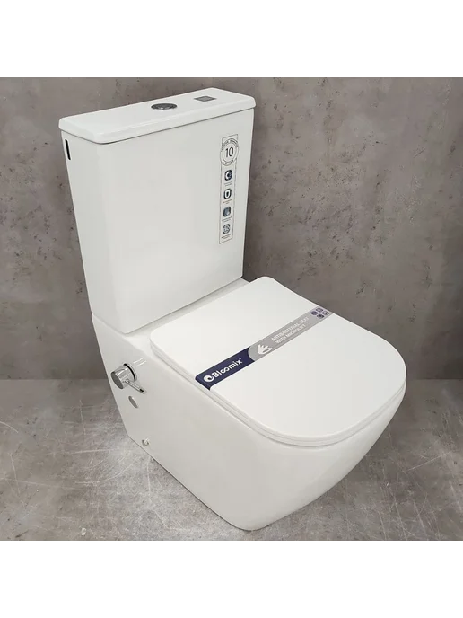 Bloomix Унитаз Magnat 1228SB UF1 безободковый с биде, вариант, фото 3