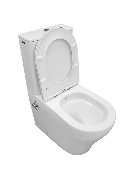 Bloomix Унитаз Barron AD3091TSB UF1 безободковый торнадо с биде, вариант