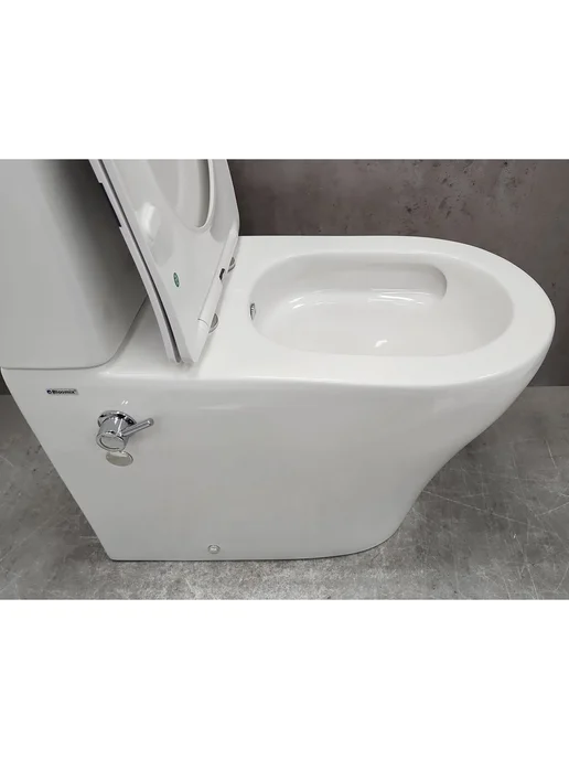 Bloomix Унитаз Barron AD3091TSB UF1 безободковый торнадо с биде, вариант, фото 4