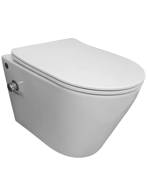 Bloomix Унитаз подвесной Enjoy AD1304SB Ceramic+ с биде, вариант