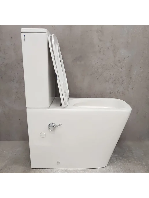 Bloomix Унитаз X-Cube AD3003RSB UF1 безободковый с биде, вариант, фото 5