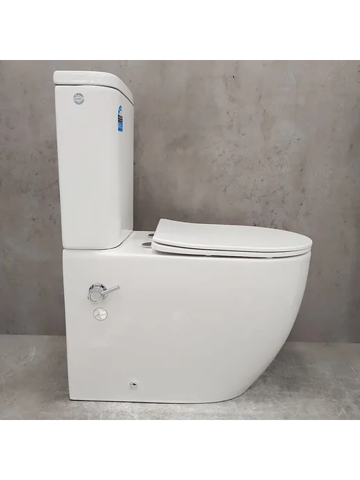 Bloomix Унитаз Major AD3089RSB UF1 Ceramic+ безободковый с биде, вариант, фото 5
