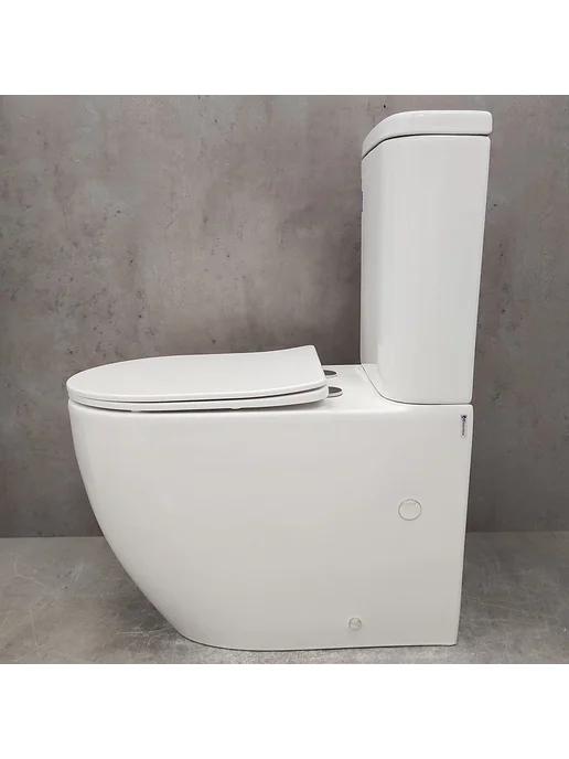 Bloomix Унитаз Major AD3089RSB UF1 Ceramic+ безободковый с биде, вариант, фото 8