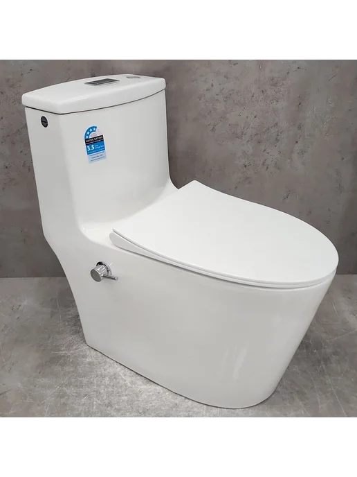 Bloomix Унитаз Lowe MT3101RSB UF1 Ceramic+ моноблок с биде, вариант, фото 3