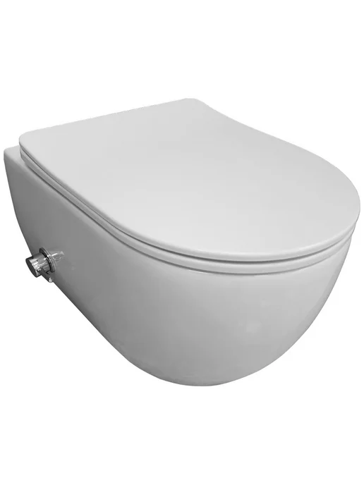 Bloomix Унитаз подвесной Diva MD1211SB UF3 безободковый с биде, вариант