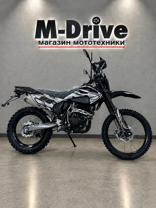 EX-MOTO Мотоцикл Эндуро Кроссовый PANTHER 300 кубов Баланс.Вал, черный, фото 7